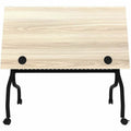 Lorell Modern Elm/Black Flip-Up Training Tables, Other, LLR66377