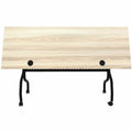 Lorell Modern Elm/Black Flip-Up Training Tables, Other, LLR66375