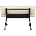 Lorell Modern Elm/Black Flip-Up Training Tables, Other, LLR66375