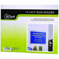 Glolite Nudell nudell Plastic Sign Holders, Clear, NUD38008Z