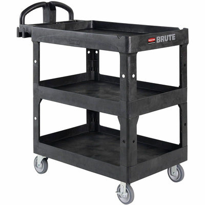 Rubbermaid Commercial Brute Utility Cart, Black, RCP2196862