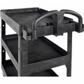 Rubbermaid Commercial Brute Utility Cart, Black, RCP2196862