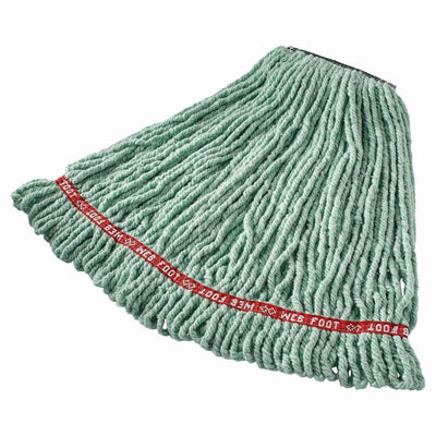 Rubbermaid Commercial Web Foot Dust Mop Refill, Green, 1 Carton, RCPA21206GR