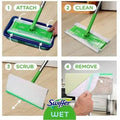 Procter & Gamble Swiffer Sweeper Wet Cloths, White, 24 / Pack, PGC75588