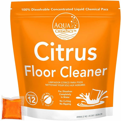 Diversey Citrus Floor Cleaner, 1x 100ea, Orange, 1 / Carton, DVO9320930