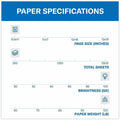 Hammermill Colour Copy Digital Cover Paper, White, 8 1/2" x 11", 1500 / Carton, HAM120024