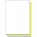 Iconex Carbonless Paper, White/Canary, 8 1/2" x 11", 2500 / Carton, ICX90771006