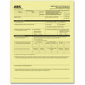 Iconex Carbonless Paper, Canary, 8 1/2" x 11", 5000 / Carton, ICX90771003