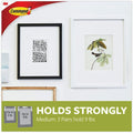 3M Command Medium Adhesive Picture Hanging Strips, White, MMM17201PK