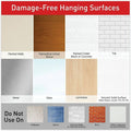 3M Command Medium Adhesive Picture Hanging Strips, White, MMM17201PK