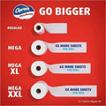 Procter & Gamble Charmin Mega Roll Bath Tissue, White, 24 / Carton, PGC13214