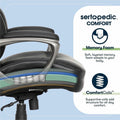Serta Chair, Black, SRJ48964