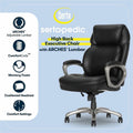 Serta Chair, Black, SRJ48965