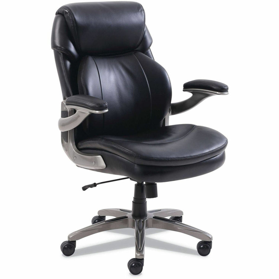 Serta Chair, Black, Bonded Leather, Mobility, SRJ48966