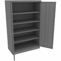 Tennsco Jumbo Storage Cabinet, Medium Gray, TNNJ2478SUMGY