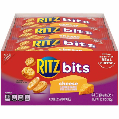 Mondelez International Ritz Bits Sandwich Crackers, 12 / Box, GEN00091