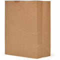 AJM Packaging 1/8 BBL #57 Kraft Paper Grocery Sacks, Natural Kraft, 500 / Carton, AJMSS57NP5CES