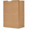 AJM Packaging 1/6 BBL #52 Kraft Paper Grocery Sacks, Natural Kraft, 500 / Carton, AJMGS52NP5CES
