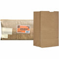 AJM Packaging #25 Squat Kraft Paper Grocery Bags, Natural Kraft, 500 / Carton, AJMSQ40NP5C25ES