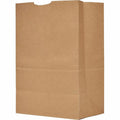 AJM Packaging 1/6 BBL #57 Kraft Paper Grocery Sacks, 500 / Carton, AJMGS57NP5CES