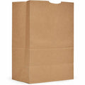 AJM Packaging 1/6 BBL #57 Kraft Paper Grocery Sacks, 500 / Carton, AJMGS57NP5CES