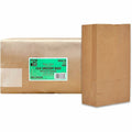 AJM Packaging #12 Squat Heavy-Duty Kraft Paper Grocery Bags, Natural Kraft, 500 / Carton, AJMGBN112G5CHDE