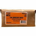 AJM Packaging #2 Kraft Paper Grocery Bags, Brown, 1 Pack, AJMGB02NP5CES