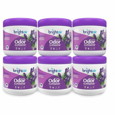 BPG Bright Air Super Odor Eliminator Air Freshener, Purple, 6 / Carton — view 1