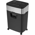 Business Source 6.6-Gallon Bin Cross-Cut Shredder, Black, BSN70132