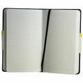 Dome Personal Journal - 5 x 8 Inch Hardcover Black Lined Journal Notebook, DOM30009
