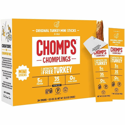 We Are The Chompians CHOMPS Chomplings Snack Sticks, 24 / Pack, CHSLCTOTJ24