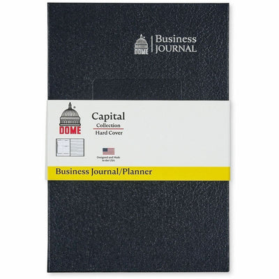 Dome Business Journal - 5 x 8 Inch Hardcover Professional Planner Notebook, DOM40000