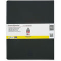 Dome Personal Journal - 8�10 Inch Softcover Black Lined Journal Notebook, 8" x 10", DOM30012