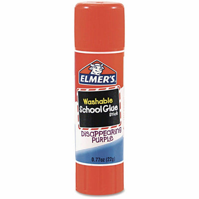 Elmer's Disappearing Color School Glue Sticks, Clear, EPIE524EA