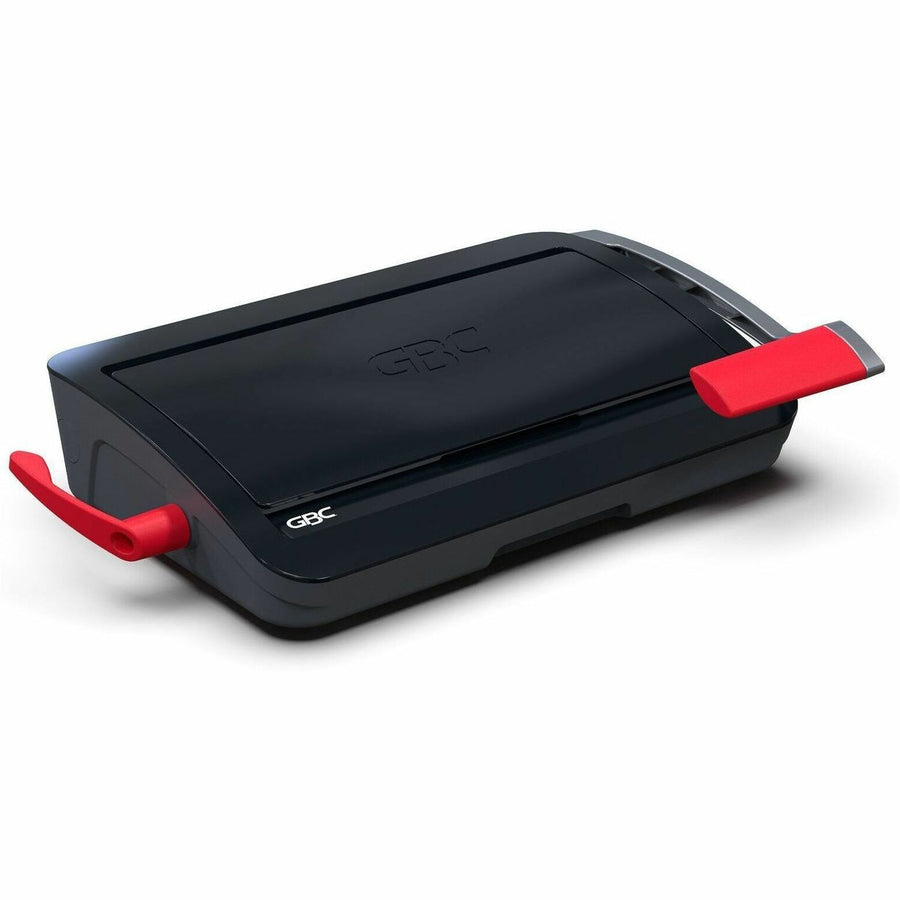 GBC CB12 CombBind Punch and Bind Machine, 17.9" x 3.6", Red, Chip Drawer, GBC200022