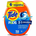 Tide Pods Laundry Detergent, Orange, 4 / Carton, PGC03243CT