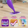 Swiffer WetJet MultiSurface Cleaner, Purple, 4 / Carton, PGC77133CT