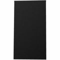 Rubbermaid Commercial Half Round Metallic Waste Receptacle, Textured Black, 12 gal, RCPSH12EPLTBK