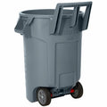 Rubbermaid Commercial Vented Wheeled BRUTE Container, 32 Gal Gray, RCP2179403