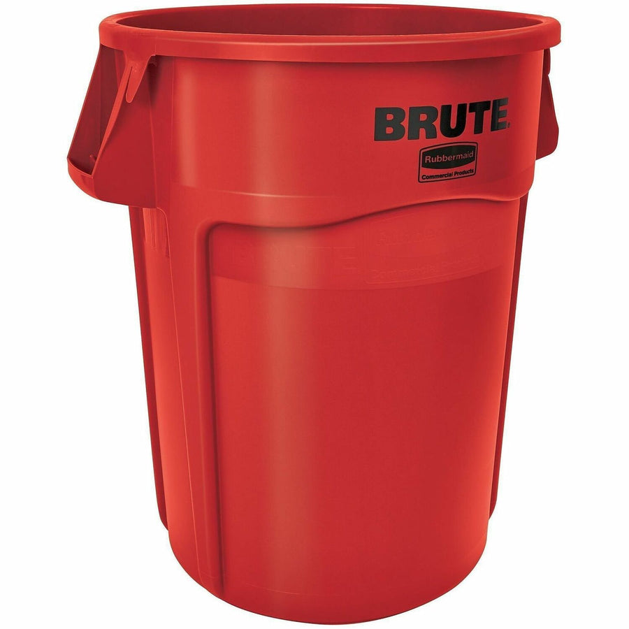 Rubbermaid Commercial Brute Vented Container, 24" x 31.5", Red, Resin, 44 gal, Stackable, RCP264360RED