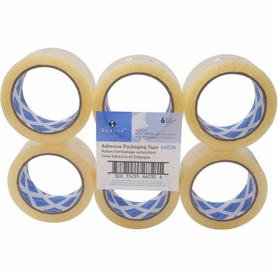 Sparco Premium Heavy-duty Packaging Tape Roll, Clear, 1 Roll, SPR64030