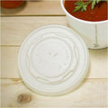 Vegware 115-Series Hot Lids, Off White, 500 / Carton, VEGVLID115S