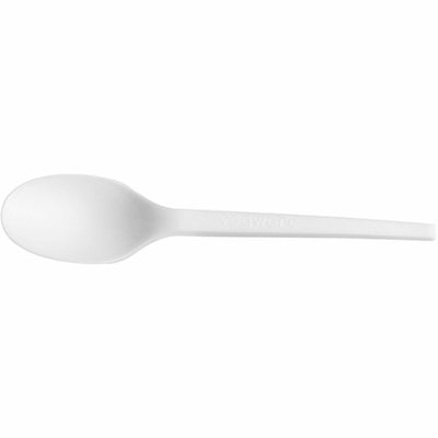 Vegware CPLA Cutlery, White, 1000 / Carton, VEGVWSP65