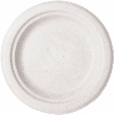 Vegware Sugarcane Plates, Natural, 1000 / Carton, VEGVWP016NFA