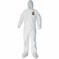 Ansell Health KleenGuard A30 Protection Coveralls, White, 25 / Carton, ANS46125