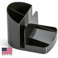 Business Source Desktop Organizer, Black, BSN08110