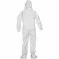 Ansell KleenGuard Health A40 Protection Coveralls, White, 25 / Carton, ANS44337