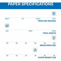 Sylvamo Hammermill Premium Color Copy Paper, White, 11" x 17", 4 / Carton, HAM102541CT