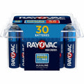 Spectrum Rayovac Alkaline AA Batteries, Blue, 30 / Pack, RAY81530PP