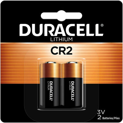 Duracell Ultra Lithium CR2 Batteries, 2 / Pack, DURCR2B2